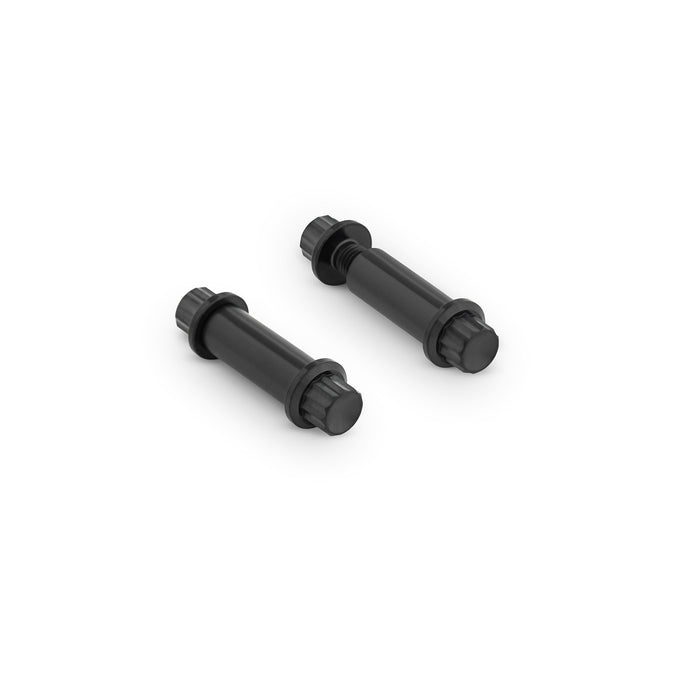 Titanium 12-Point Footpeg Bolt Kits, Black