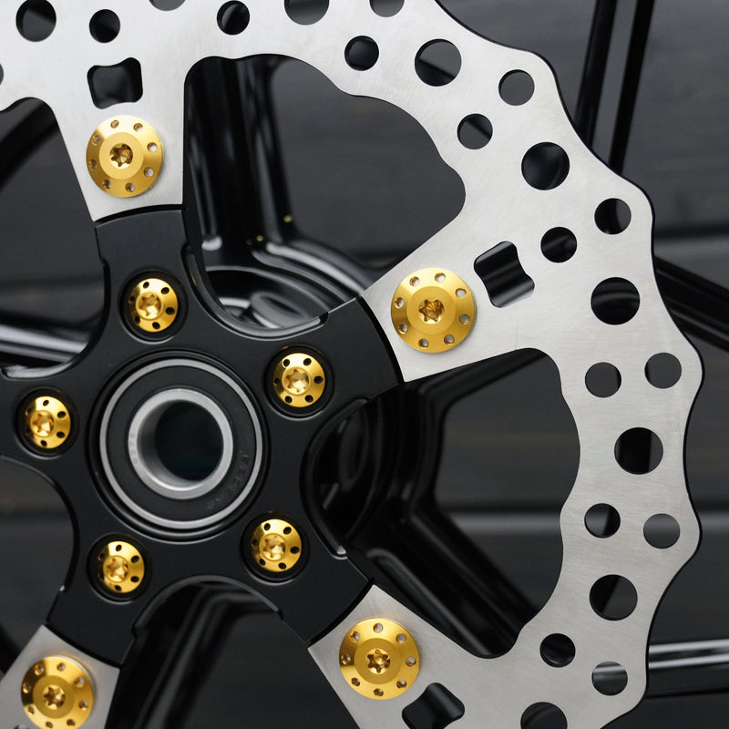 Titanium Rotor Bolts Kits, Gold