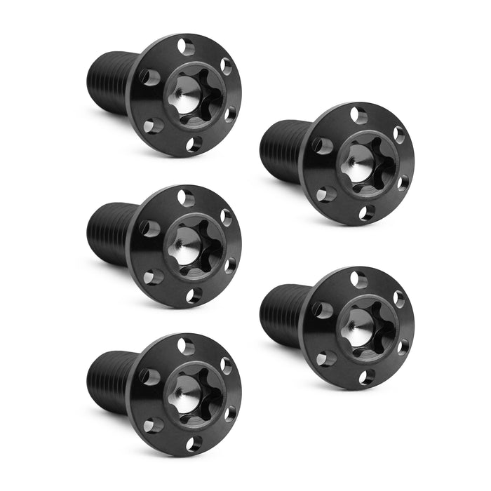 Titanium Rotor Bolts Kits, Black