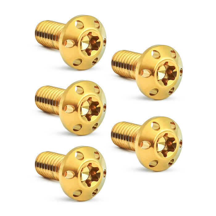 Titanium Rotor Bolts Kits, Gold
