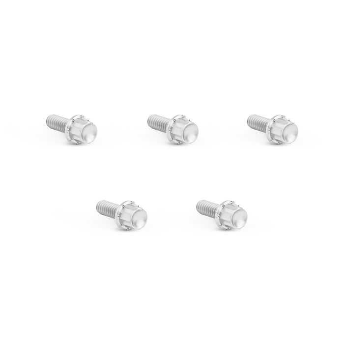 Derby Cover Titanium 12-Point Bolt Kits, Polished