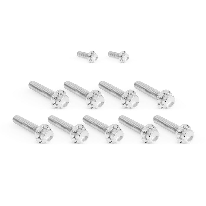 Cam Cover Titanium 12-Point Bolt Kits, Polished