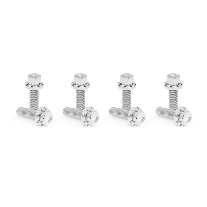 Lifter Block Titanium 12-Point Bolt Kits, Polished