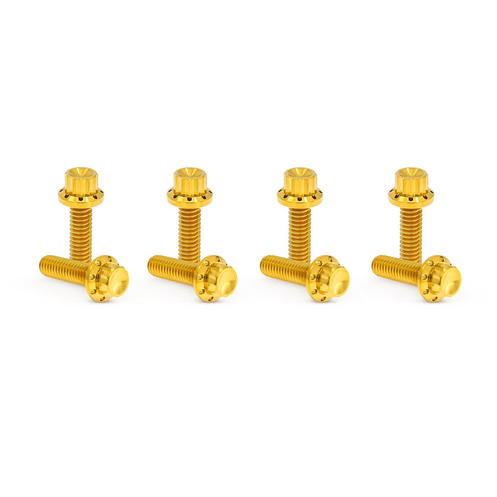 Lifter Block Titanium 12-Point Bolt Kits, Gold