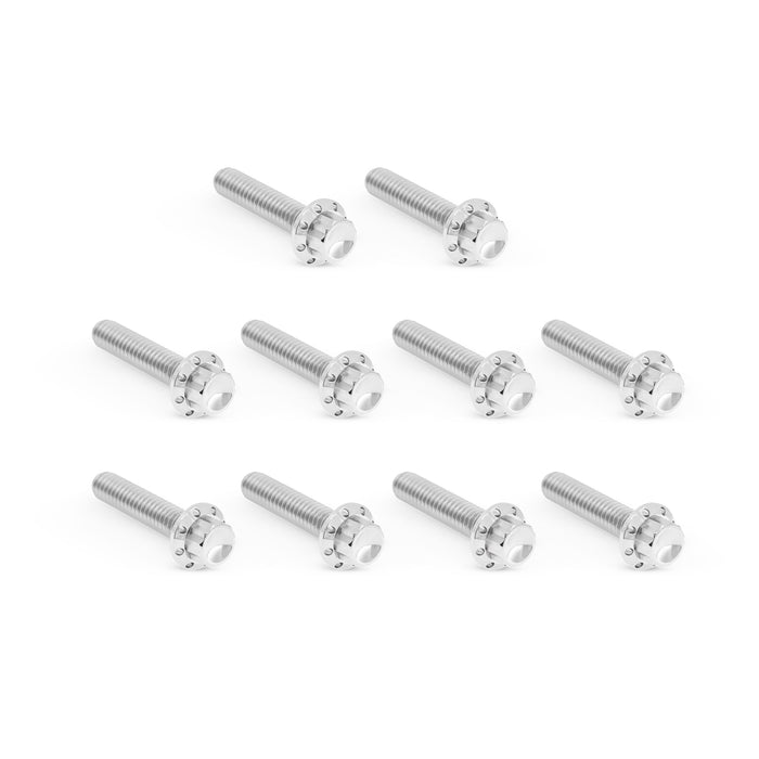 Cam Cover Titanium 12-Point Bolt Kits, Polished