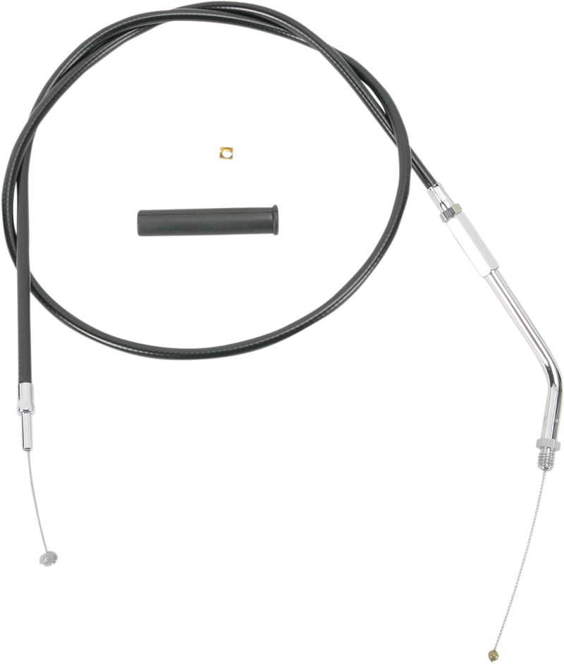 Black Vinyl Throttle Cable - 32-1/2"
