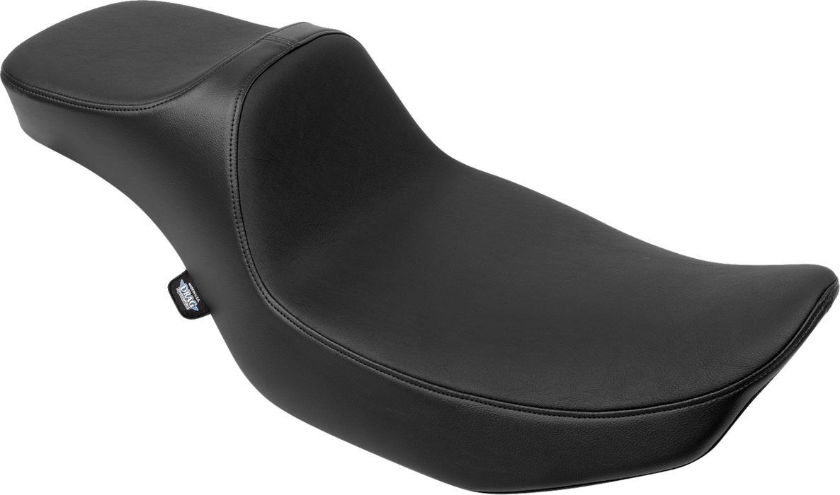 Extended Reach Predator III Seat - Double Diamond - Black Stitching - Vinyl - FLH/FLT '23-'24