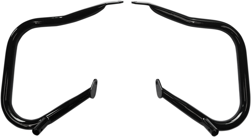 Rear Saddlebag Bars - Black - Touring