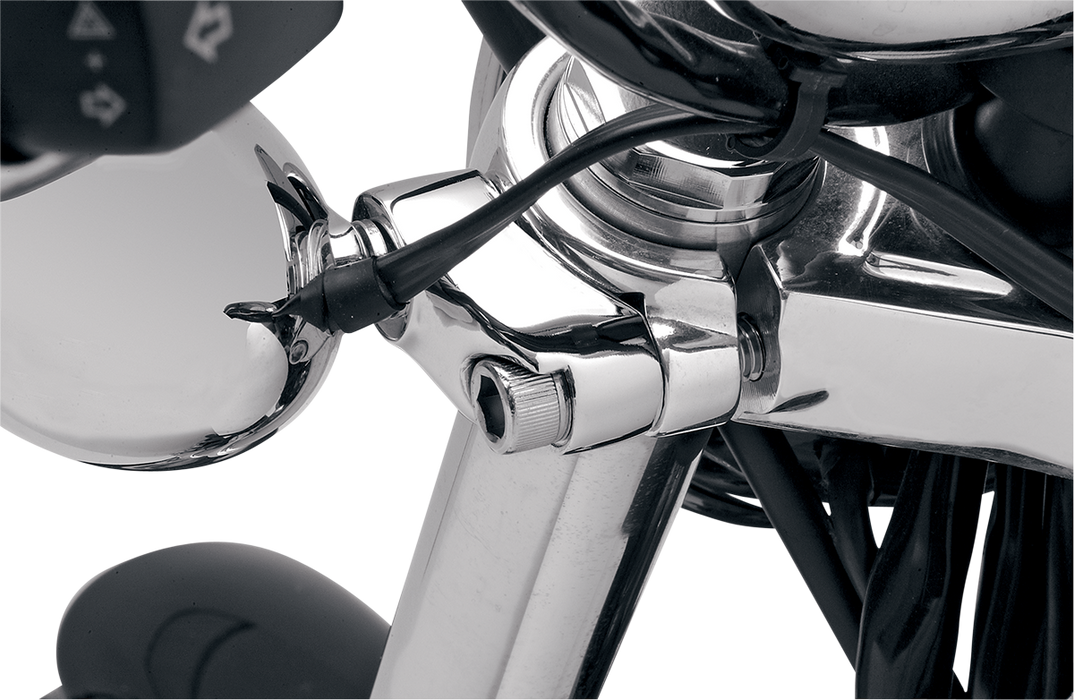 Turn Signal Mount Kit - 39 mm/49 mm - Chrome
