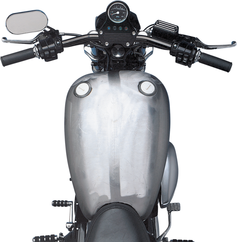 Extended Gas Tank - Smooth-Top - Twin-Cap - Sportster
