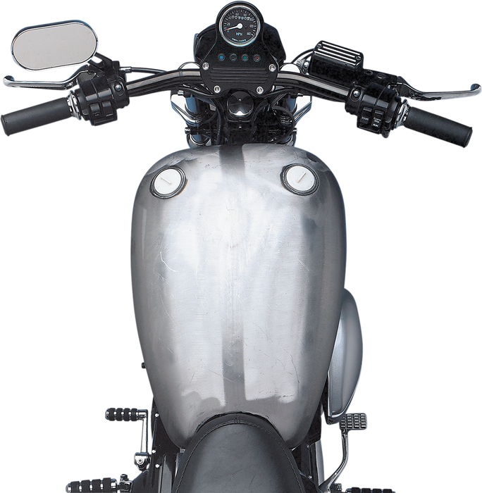Extended Gas Tank - Smooth-Top - Twin-Cap - Sportster