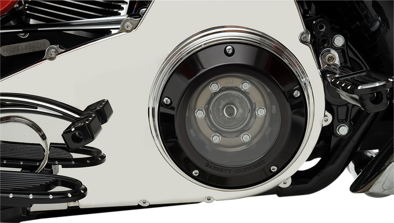Derby Cover - Black/Clear - '07-'18 Big Twin
