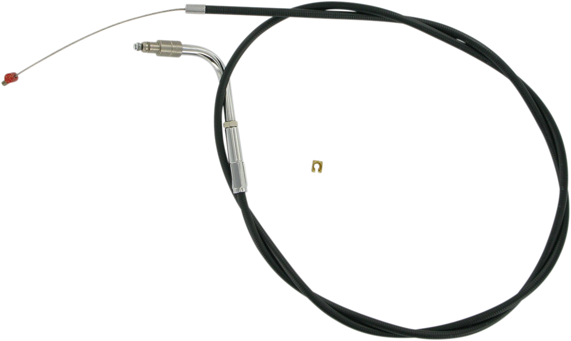 Black Vinyl Throttle Cable - 43-1/2" Length