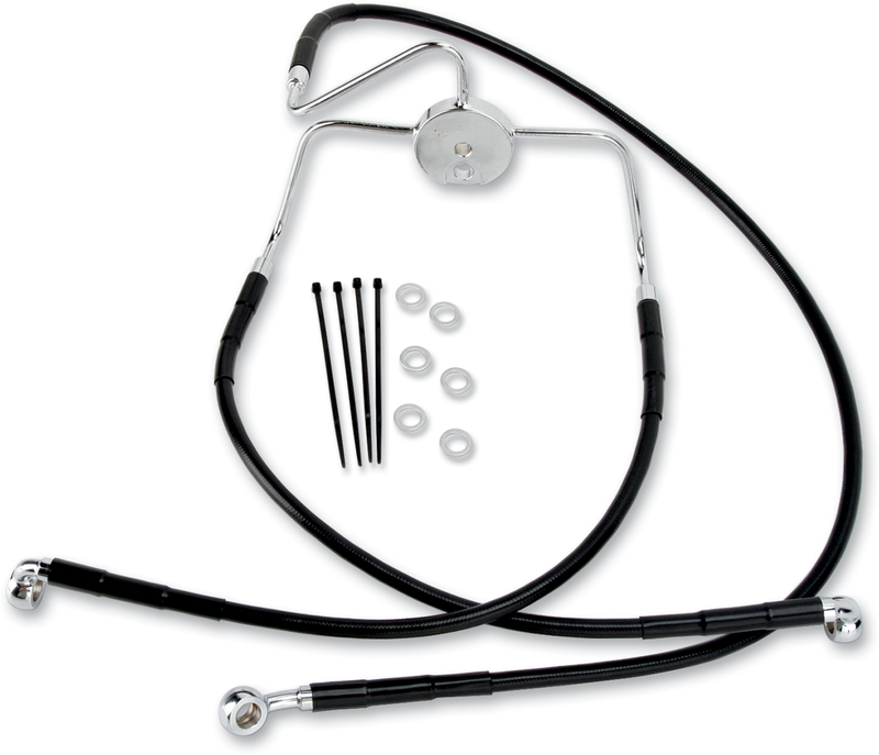 Brake Line - Front (Lower/Upper) - Black