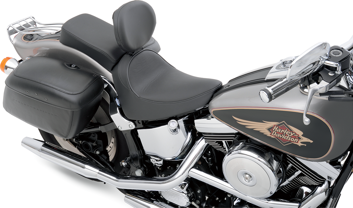 Solo Seat - Smooth - Driver Backrest - FXST/FLST '84-'99