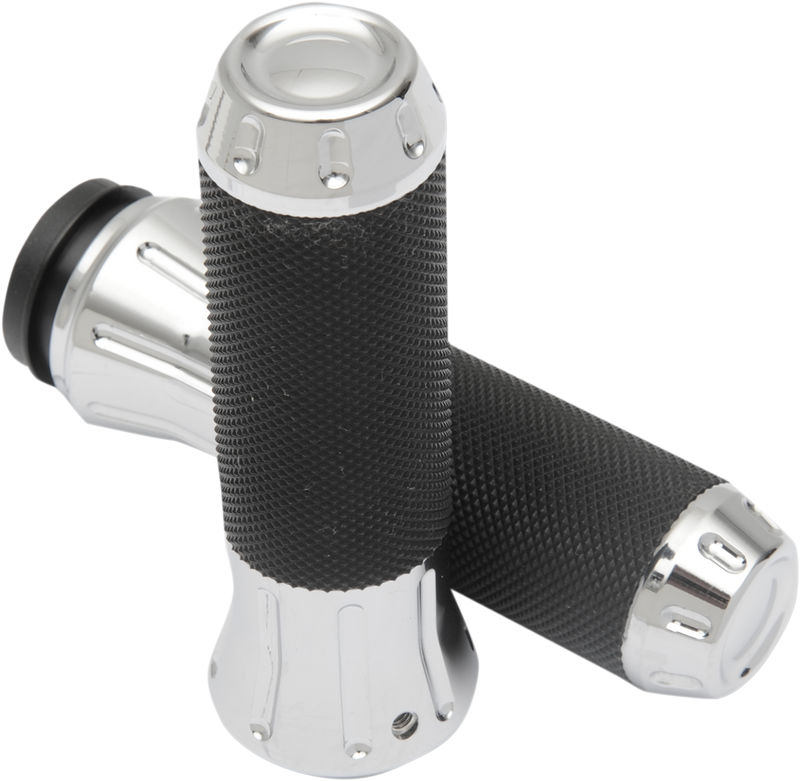 Custom Grips - TBW - Chrome
