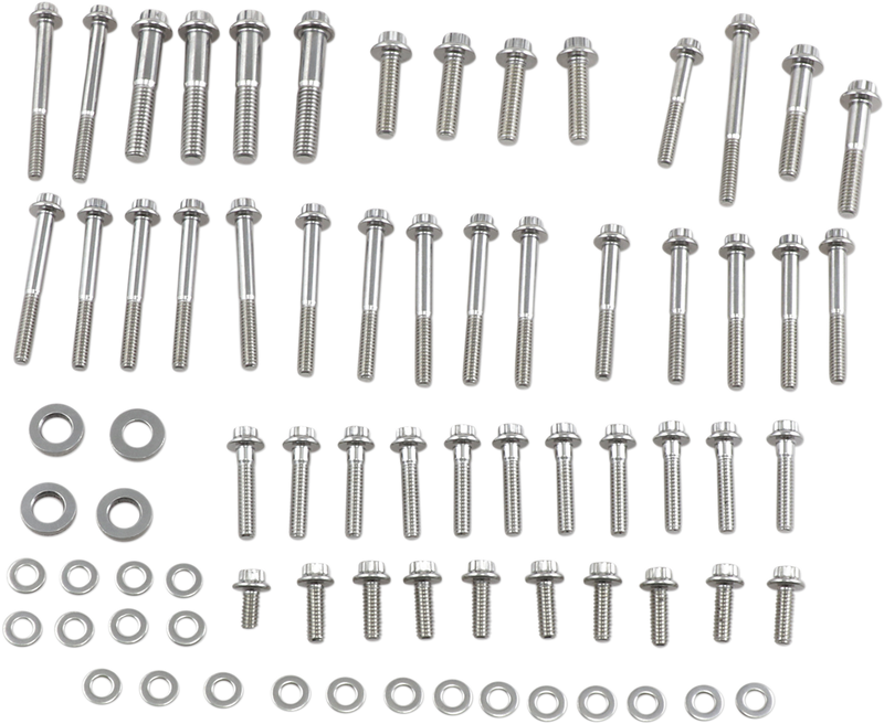 Fastener Kit - External Primary/Transmission - 12-Point - FX