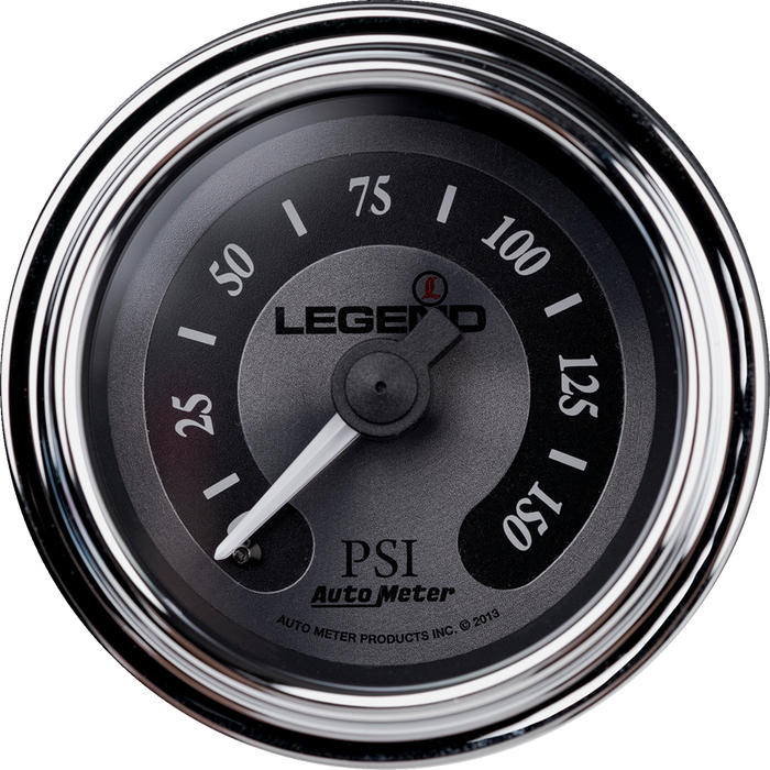 Fairing Mounted LED Backlit PSI Gauges - Titanium