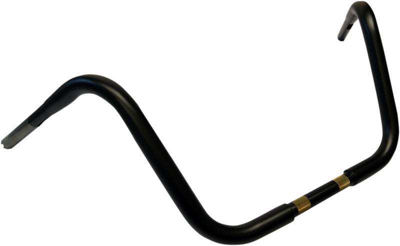 1-1/4" Buffalo Touring Handlebar - 12" - TBW - Flat Black