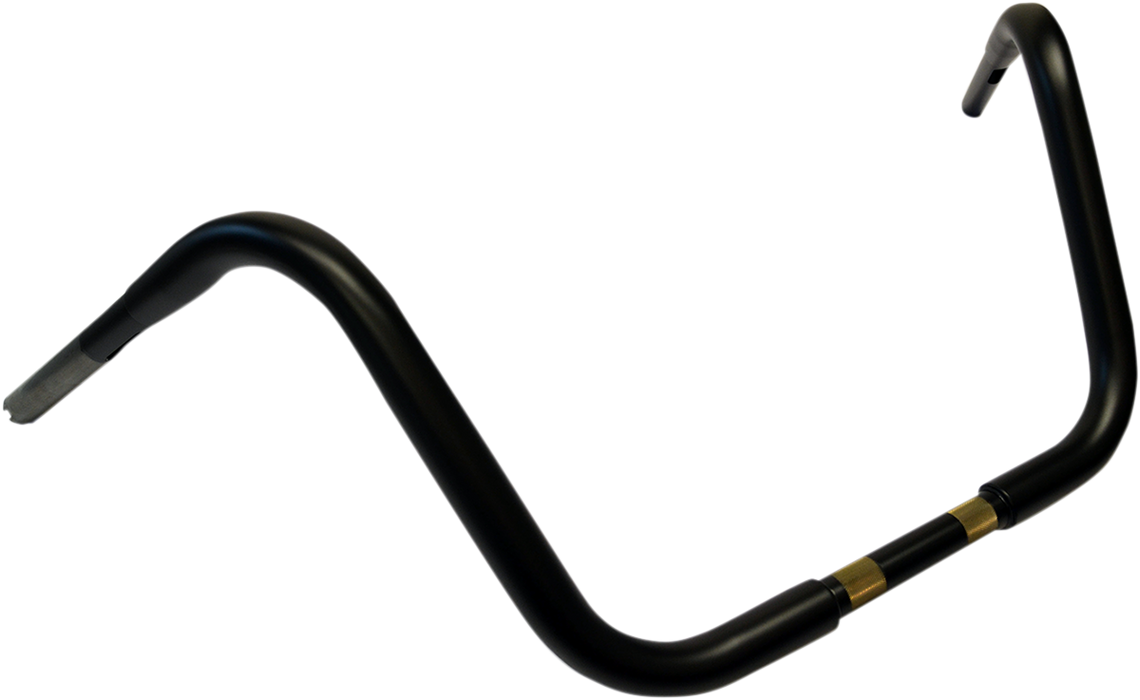 1-1/4" Buffalo Touring Handlebar - 12" - TBW - Flat Black