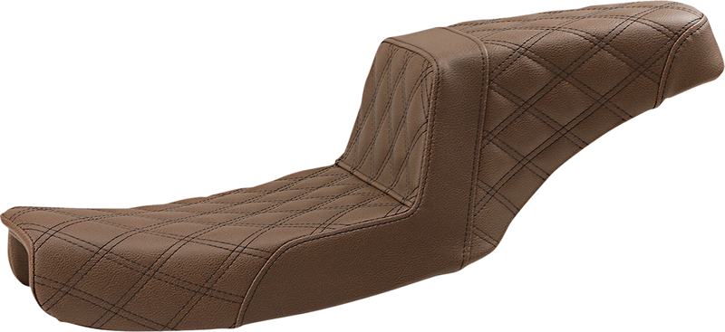 Step-Up Seat - Full Lattice Stitch - Brown - Dyna