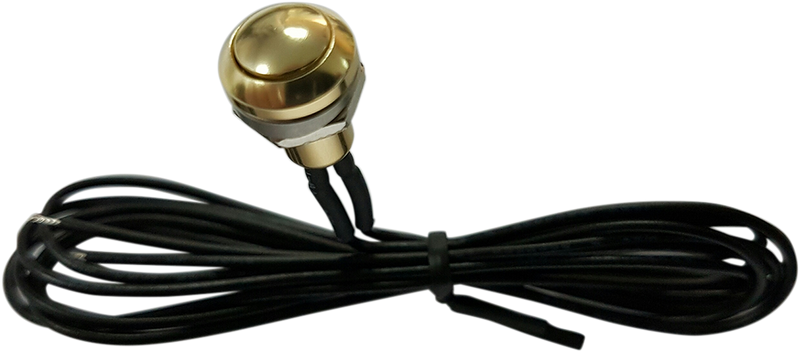 Mini Push-Button Switch - Gold