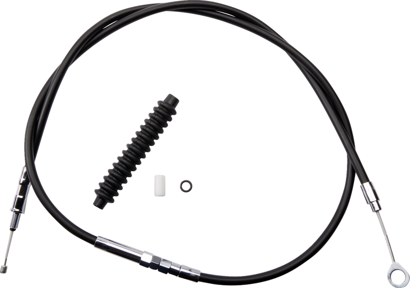 High-Efficiency Black Vinyl Clutch Cable - 60-11/16"