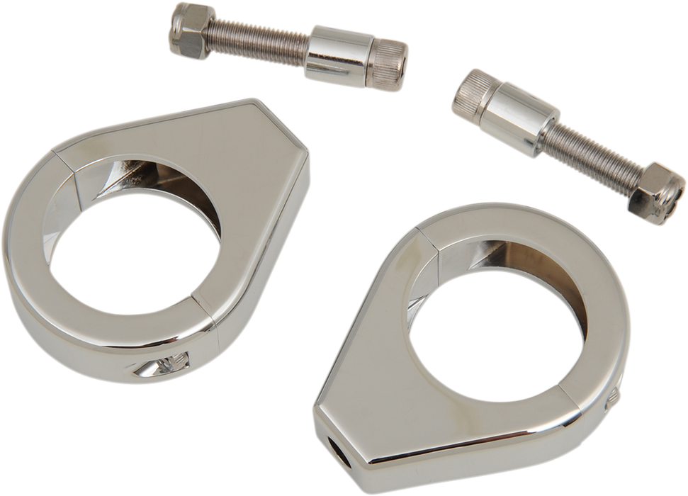 Turn Signal - Clamp - 39mm - Chrome