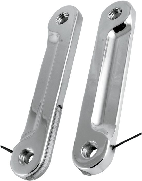 LED Front Signal Light - FLHX - Chrome/Clear