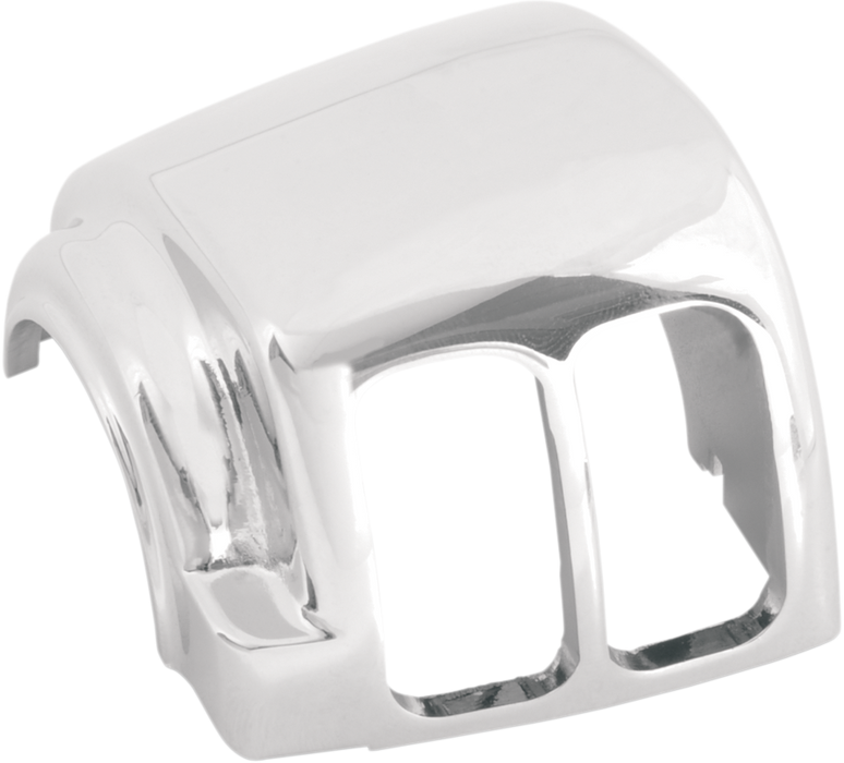 Handlebar Switch Housing Kit - Left - Upper - Smooth - Chrome