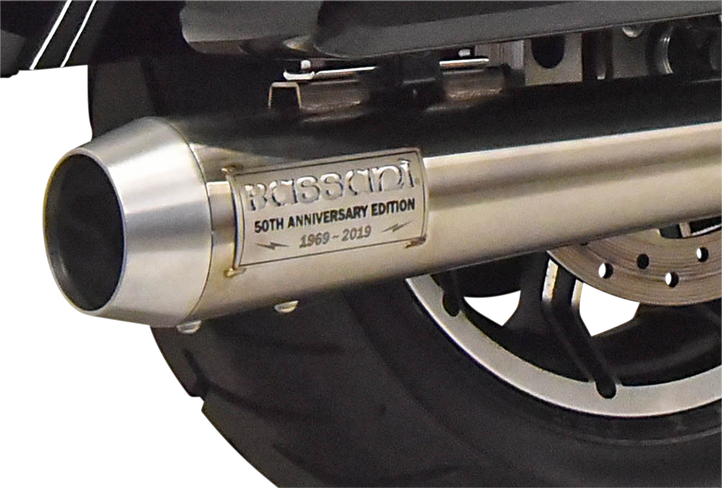 50th Anniversary 2:1 Exhaust - Stainless Steel - M8 FL