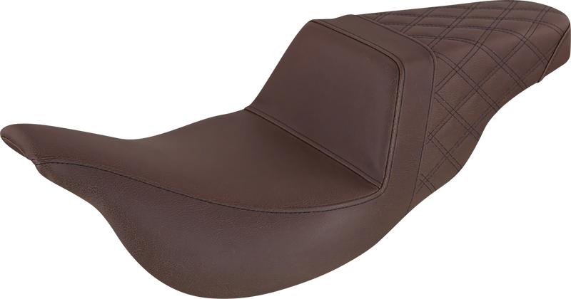 Step-Up Seat - Rear Lattice Stitch - Brown - FL '08-'24