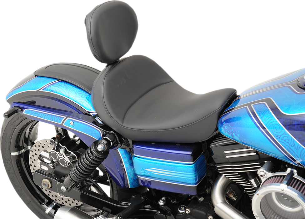 Solo Seat - Mild Stitched - Driver's Backrest - FXD/FLD '06-'17