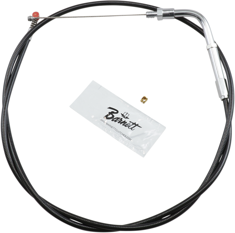 Black Vinyl Idle Cable - +6" Size - 38" Length