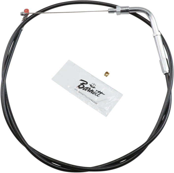 Black Vinyl Idle Cable - +6" Size - 38" Length