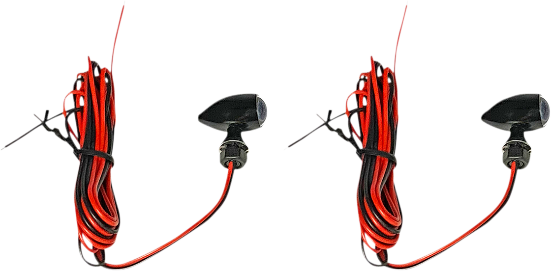 Micro Turn Signals - Red -Black