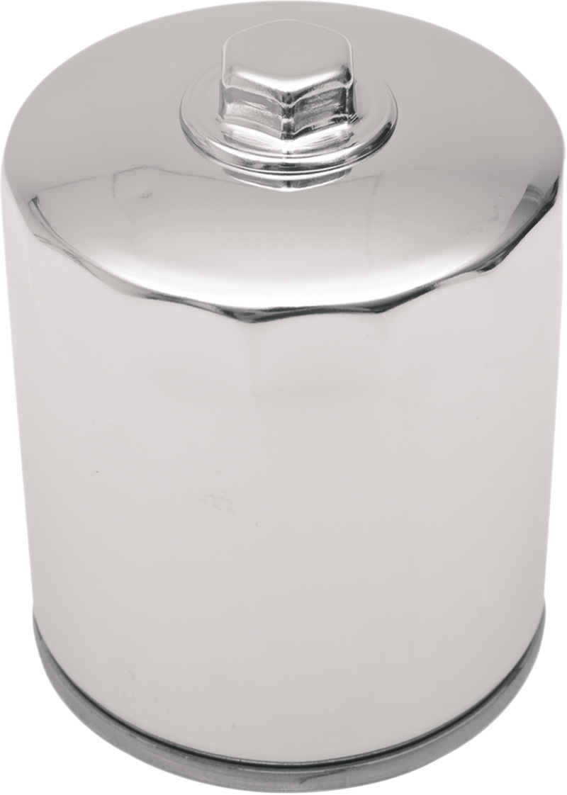 Magnetic Ring Oil Filter with Nut - Chrome - 3-1/4"