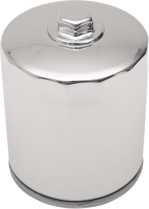 Magnetic Ring Oil Filter with Nut - Chrome - 3-1/4"