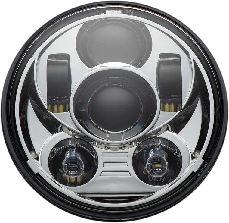 Headlamp - 5-3/4" - LED - Chrome