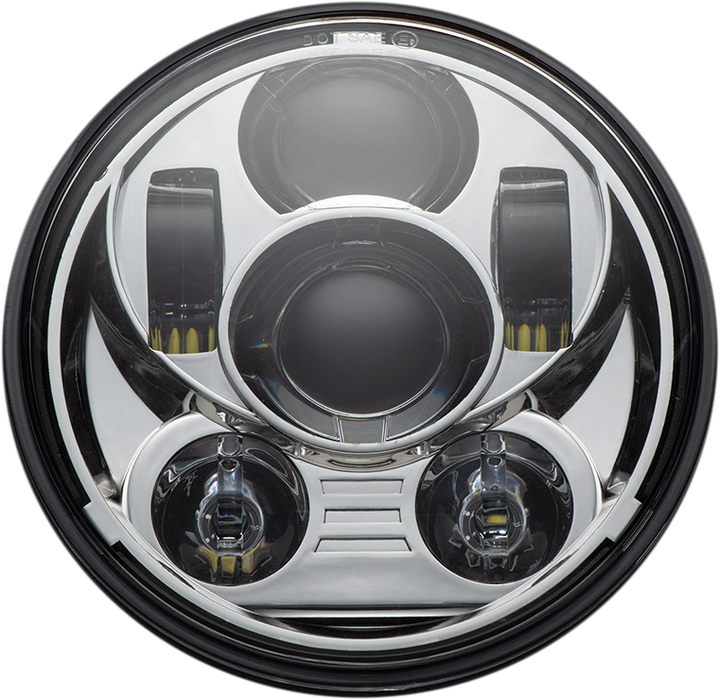 Headlamp - 5-3/4" - LED - Chrome
