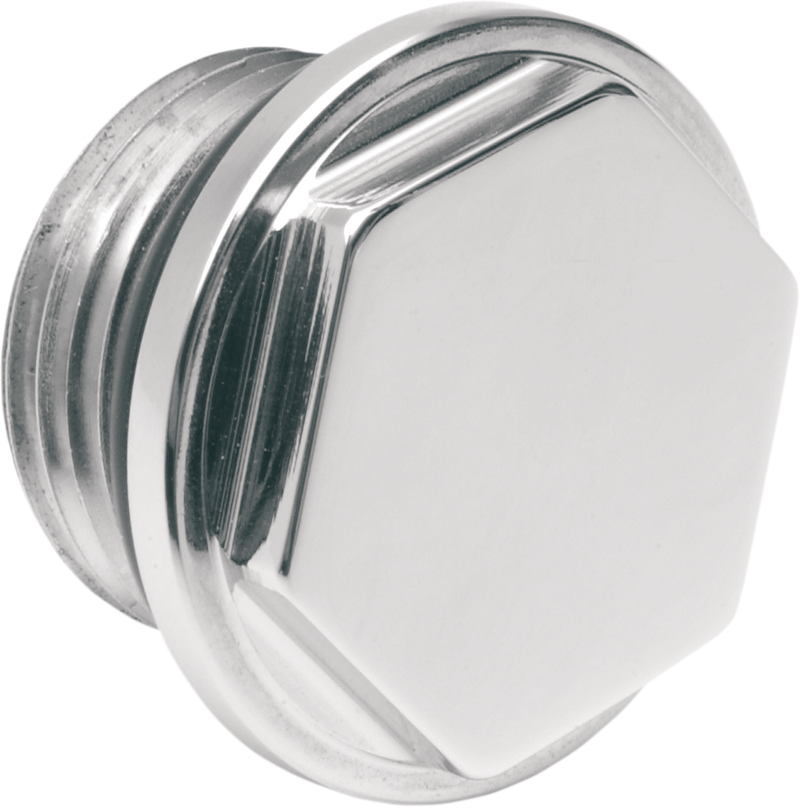 Fuel Tank Outlet Plug - Chrome