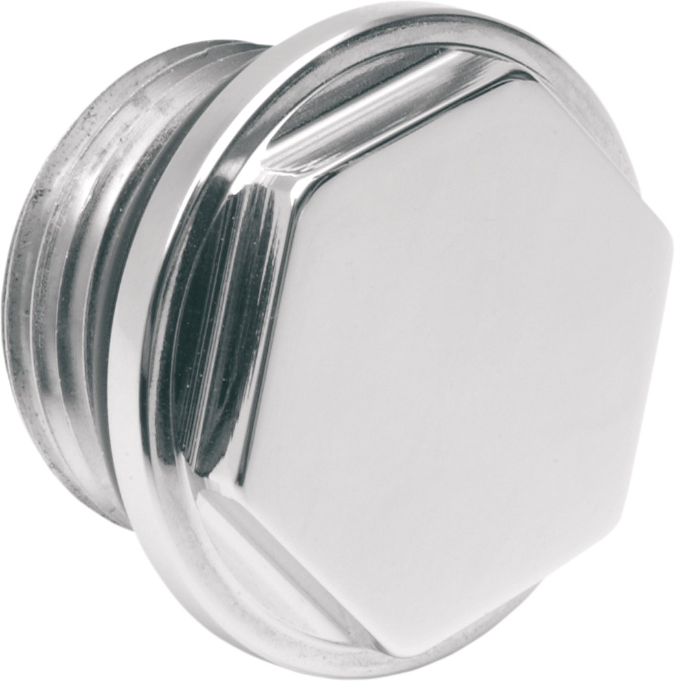Tank Shell With Plug Fuel Tank Outlet Plug - Chrome — Ramjet Racing