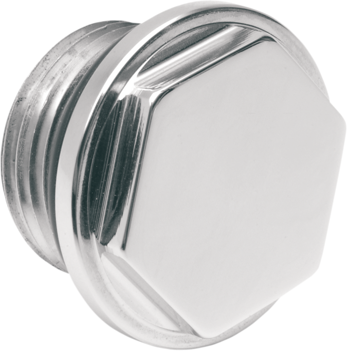 Fuel Tank Outlet Plug - Chrome