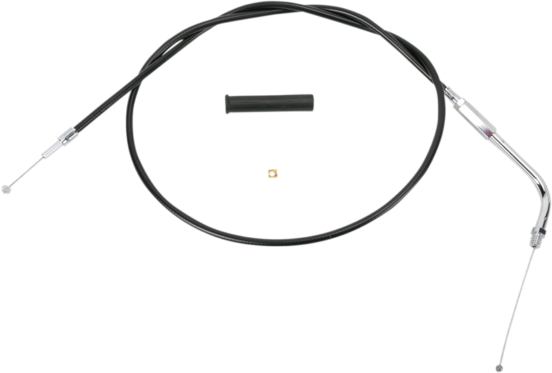 Black Vinyl Throttle Cable - 39-1/2"
