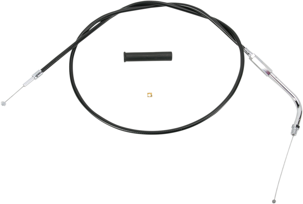 Black Vinyl Throttle Cable - 39-1/2"