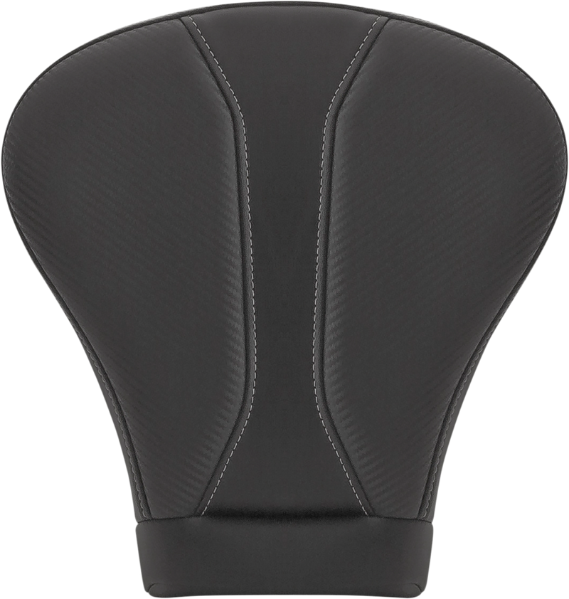 Dominator Pillion Pad - Extended Reach/Touring - Black w/ Gray Stitching - FL '08-'25