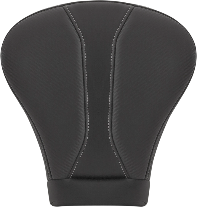 Dominator Pillion Pad - Extended Reach/Touring - Black w/ Gray Stitching - FL '08-'25