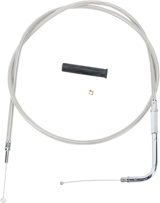 Stainless Braided Throttle Cable - 41-3/4"