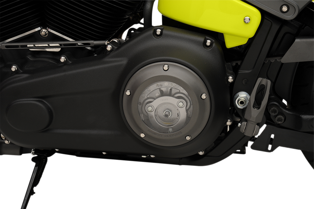 Derby Cover - Black/Clear - '07-'18 Big Twin