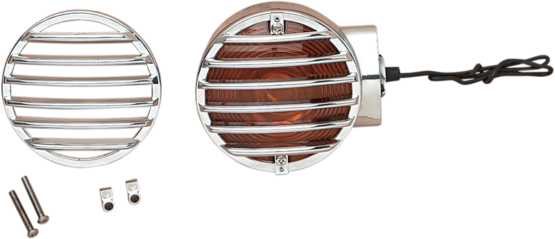 Turn Signal Lens Grille - Chrome